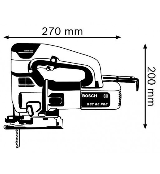 Serra recortes BOSCH GST-85PBE