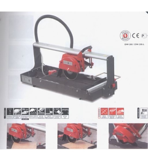 Maquina corte cerâmica Ruby DW200L Maquina corte cerâmica Ruby DW200L