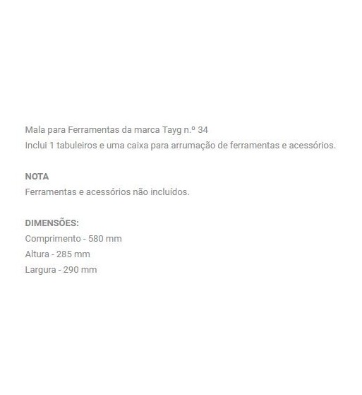 Caixa plástica Tayg