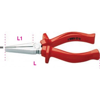 Alicate pontas chatas isoladas 1000v 1008mq/160