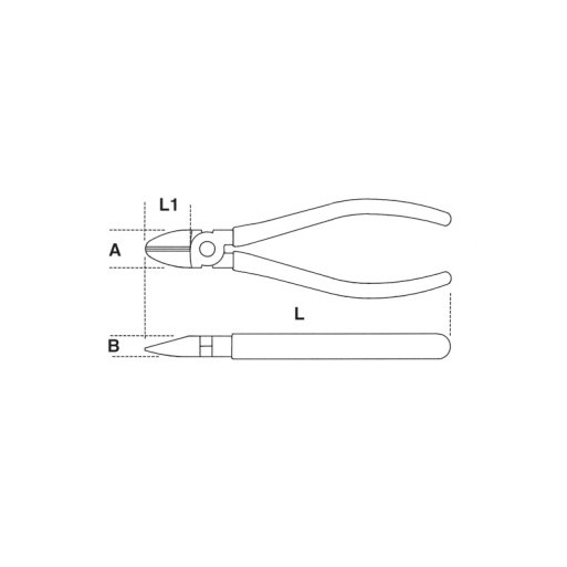 BETA Alicate corte lateral 1000v 1082MQ - 160 mm