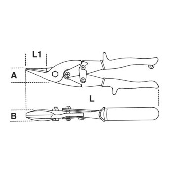 Tesoura articulada 1124 - 250mm BETA