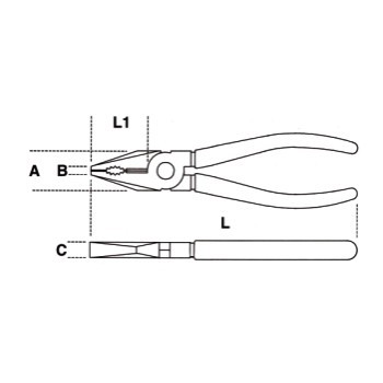 BETA Alicate universal isoladas 1000V - 1150MQ