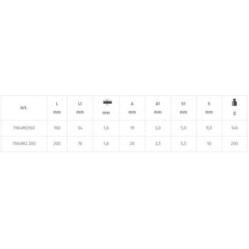 BETA Alicate pontas chata curvas 1000v 1164mq/200