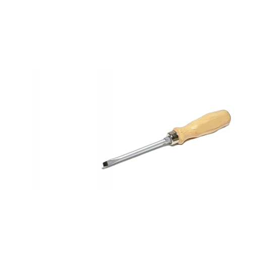 Chave Fenda Cabo em Madeira Com Sextavada 75x3,5mm
