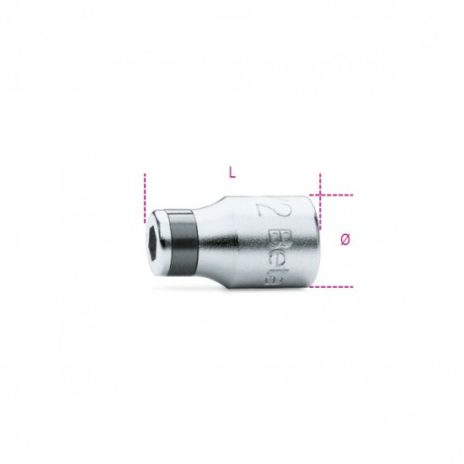 Chave caixa q1/4" pontas1/4x5mm895/1