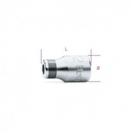 Chave caixa q1/4" pontas1/4x5mm895/1