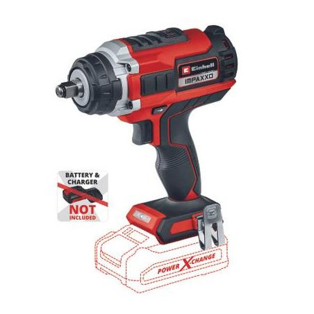 Einhell Chave de impacto a bateria IMPAXXO 18/400