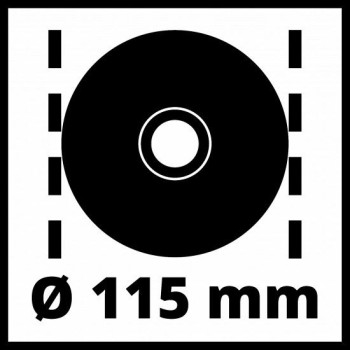 Einhell rebarbadora TC-AG 115MM 750W