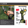 Alpen tesoura poda a bateria WILDHORN 32