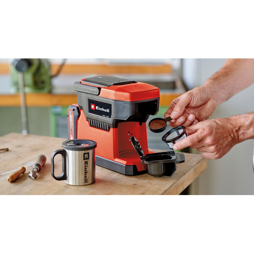 MÁQUINA DE CAFÉ A BATERIA TE-CF 18 Li-Solo