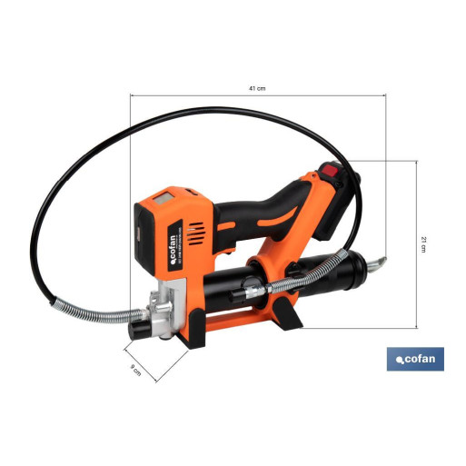 Bomba lubrificar a bateria Cofan 21v