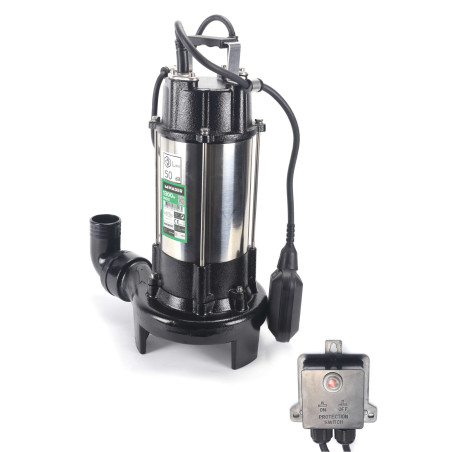 Bomba Submersível Águas Sujas, 1300W, com Triturador