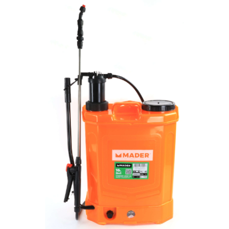 Mader Pulverizador Manual e Bateria, Lítio, 16L