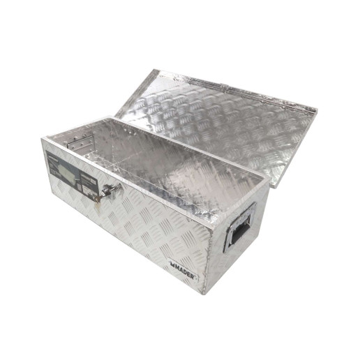 Baú multiusos alumínio exterior, 760x335x245mm