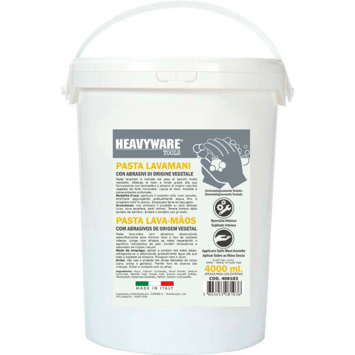 PASTA LAVA MAOS ORIGEM VEGETAL 4LT HEAVYWARE
