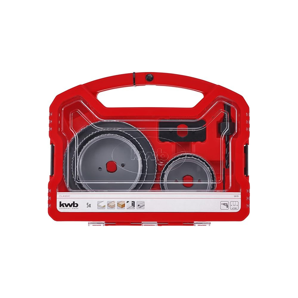Conj. serras cranianas Bi-metal 8pç PowerBox KWB