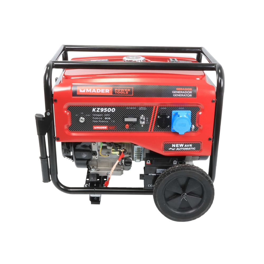 Gerador Monofásico MADER 8.0 Kva, Arranque Elétrico